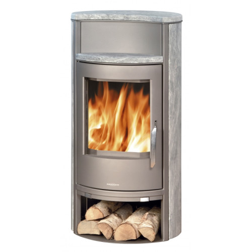 Krbová kamna ABX Pori 7 Aqua s TV, mastek